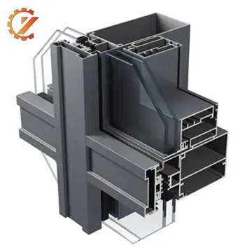 Aluminum Curtain Wall Profile for Glass Wall Building