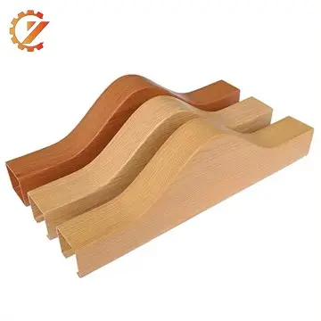 Curved aluminum square tube: using curves to inject flowing art into the space